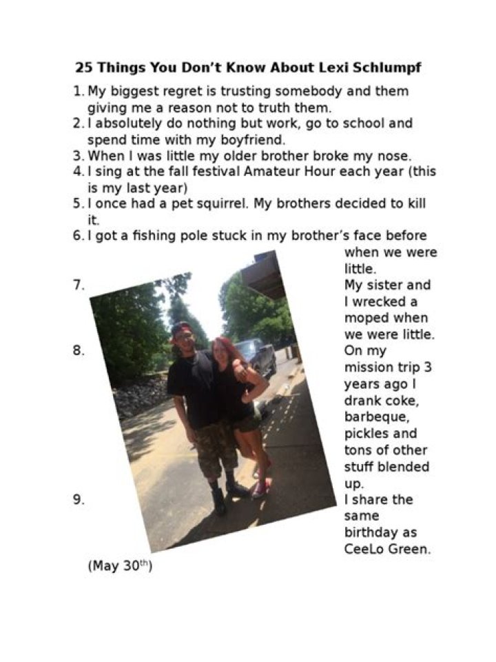 25 Things You Don't Know About Me News