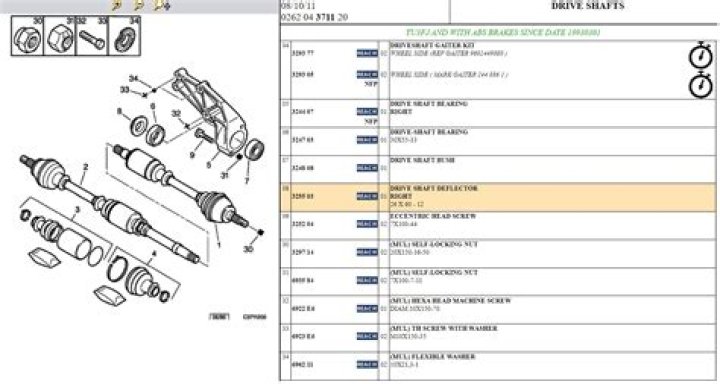 تُستخدَم النقطتان الرأسيتان بين الشيء وأقسامه