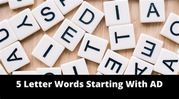 5 Letter Words Starting With AD