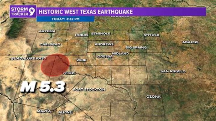 5.3-magnitude earthquake hits western Texas