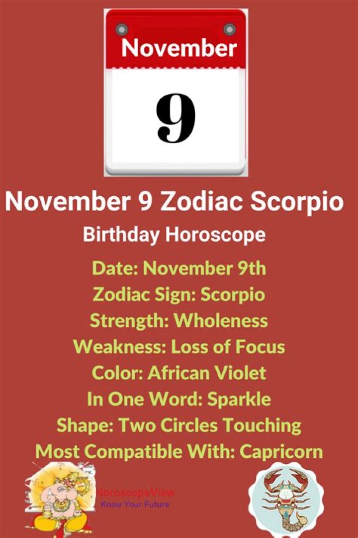 Everything You Need To Know About The Scorpio Zodiac Sign Born On November 9th