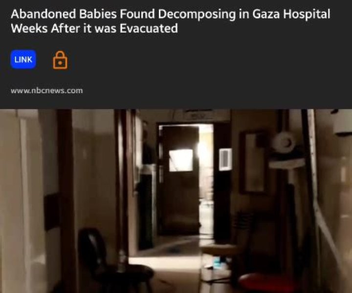Abandoned babies found decomposing in Gaza hospital weeks after it was evacuated