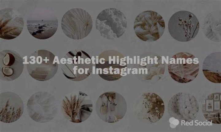 Aesthetic Highlight Names For Instagram For Myself