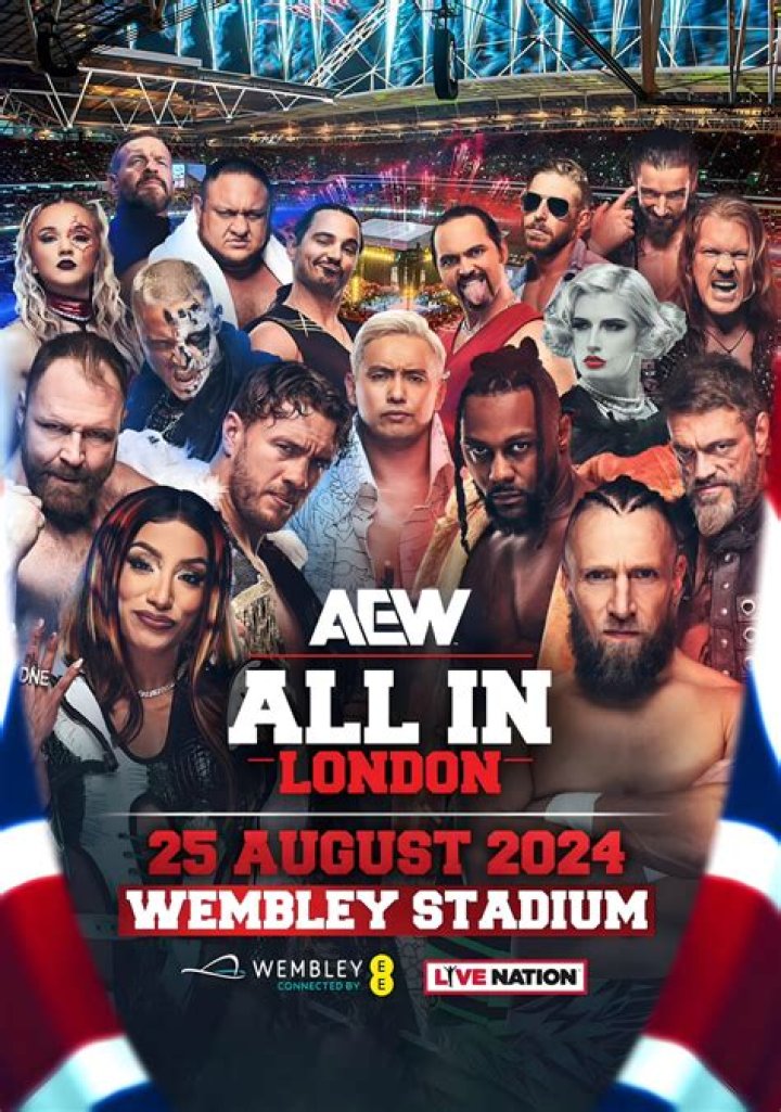 All Elite Wrestling All In London Card, Start Time, Streaming Info