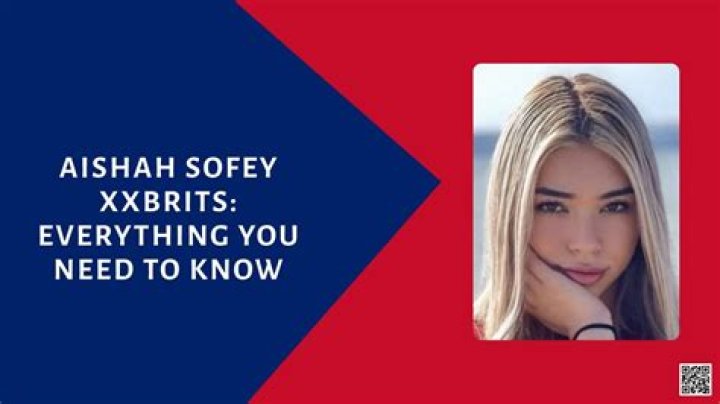 Aisha Sofey XXBrits: The Rising Star In The Adult Industry