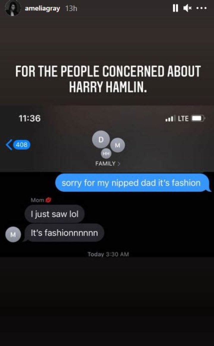 Amelia Hamlin, 20, apologizes to father Harry for flashing her nipples in see through dress amid split from Scott Disick