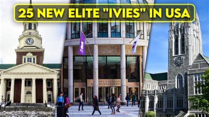 America's 25 New Elite 'Ivies'