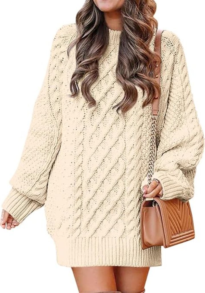 Angashion Loose Knit Sweater Is the Perfect Fall Pullover