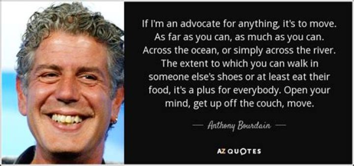 Anthony Bourdain's 7 Best Quotes About Food