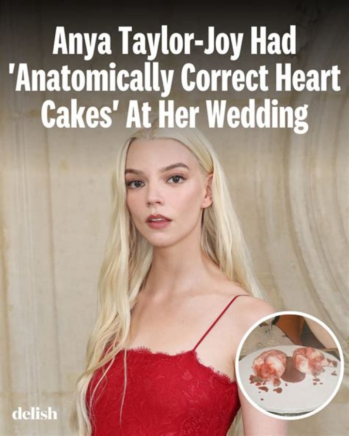 Deliciously Sweet: Anya Taylor-Joy Heart Cakes