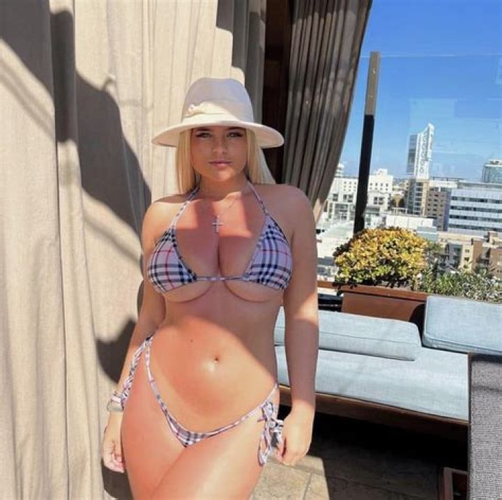 Ring girl Apollonia Llewellyn leaves jaws on the floor with busty display in see-through bikini & fans say ‘I’m in love’