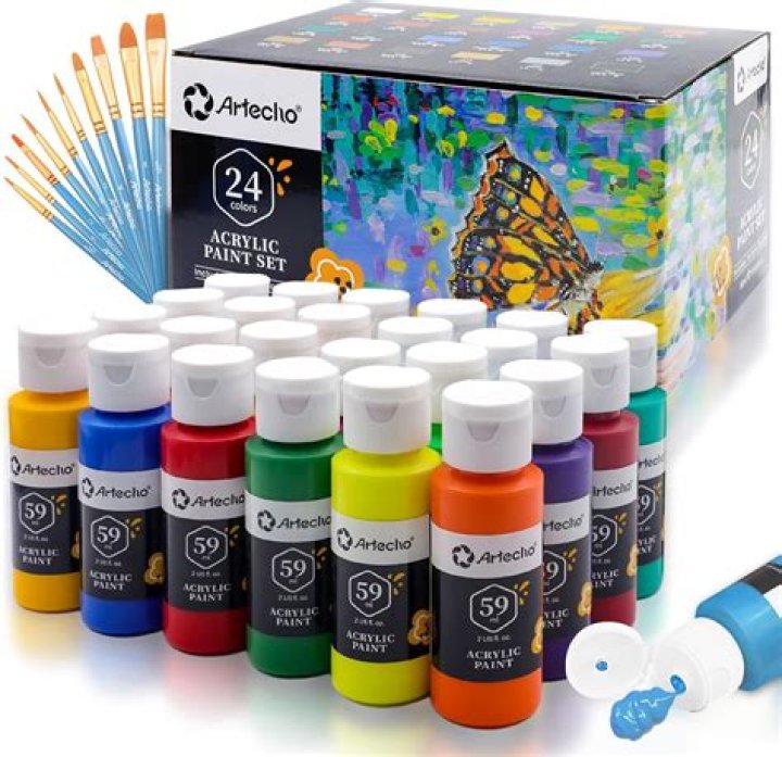 Quick Answer: Are Latex And Acrylic Paint The Same