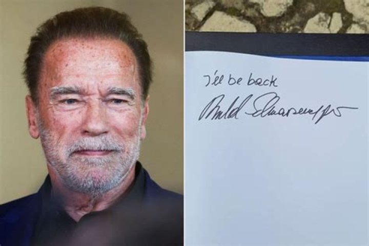 Arnold Schwarzenegger divides opinion after leaving Terminator quote in Auschwitz guest book on visit to death camp