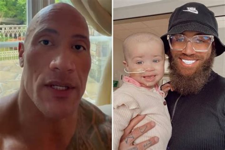 Ashley Cain's daughter Azaylia told to 'stay strong' by Dwayne Johnson as The Rock says, 'my heart breaks for you'