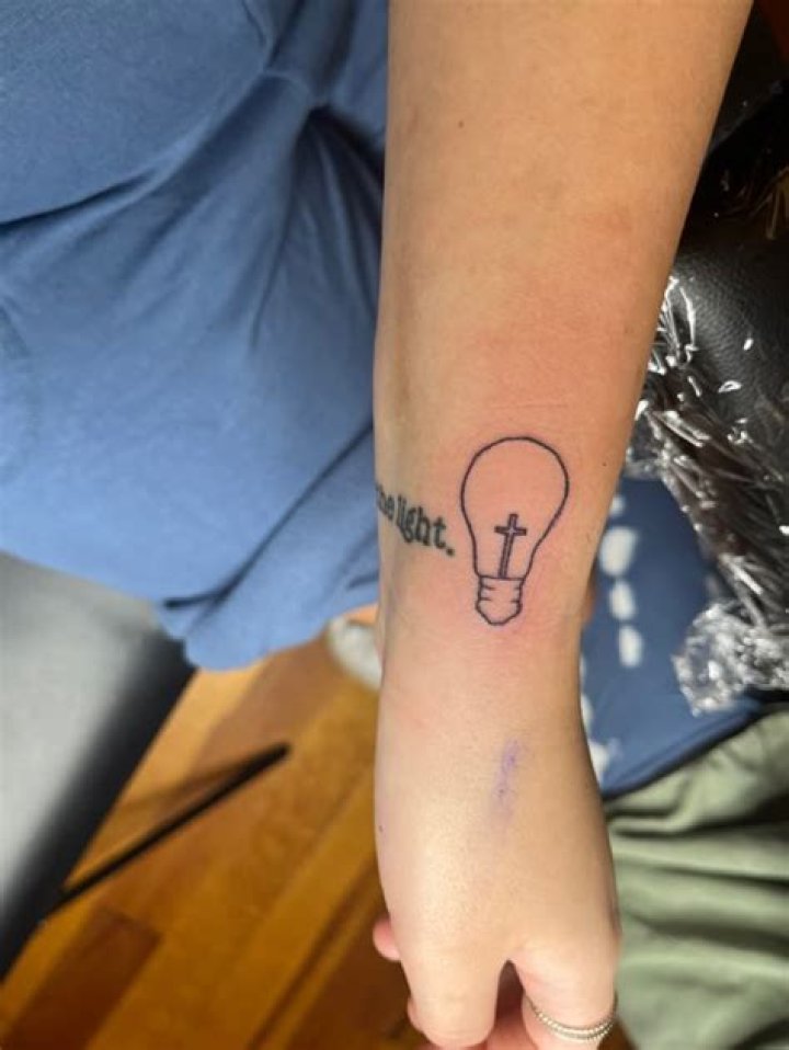 I wanted a tattoo of a lightbulb but it looks inappropriate now – no one told me until it was too late