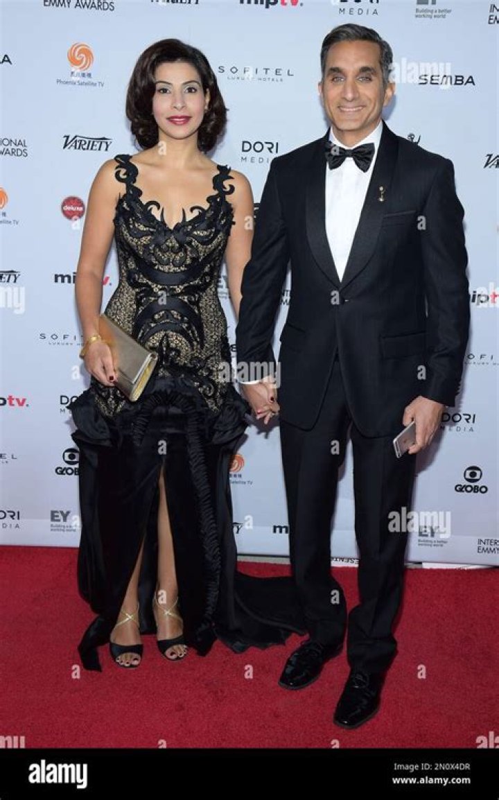 Who is Bassem Youssef's wife, Hala Diab?