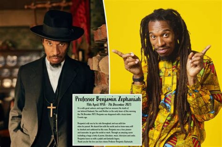 Who was Benjamin Zephaniah and how did he die?