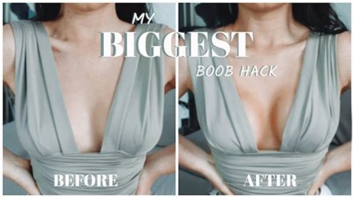 I have big boobs & hate it when they look saggy – how I make them look perky when I can’t wear a bra