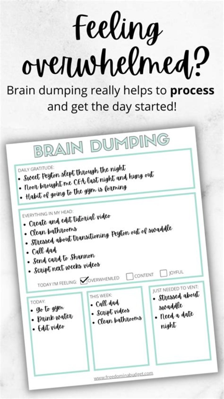 How Brain Dumping Cured My Anxiety