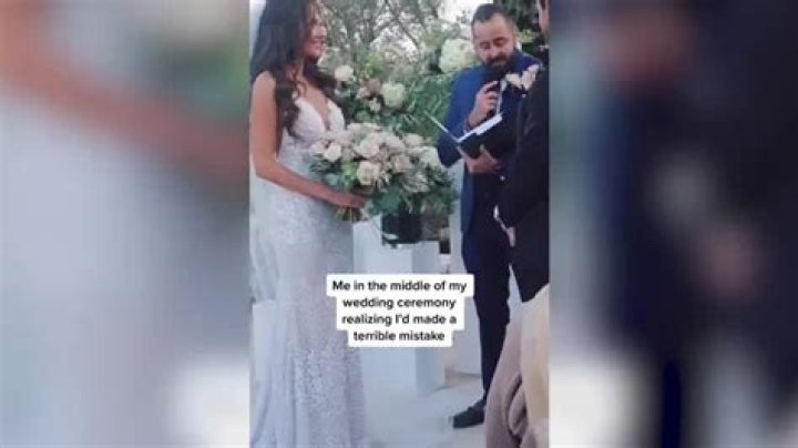 Bride Stops Wedding After Realizing She's Missing Half Her Dress