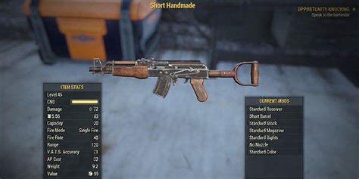 Can The Handmade Rifle Use Gunslinger Fallout 4