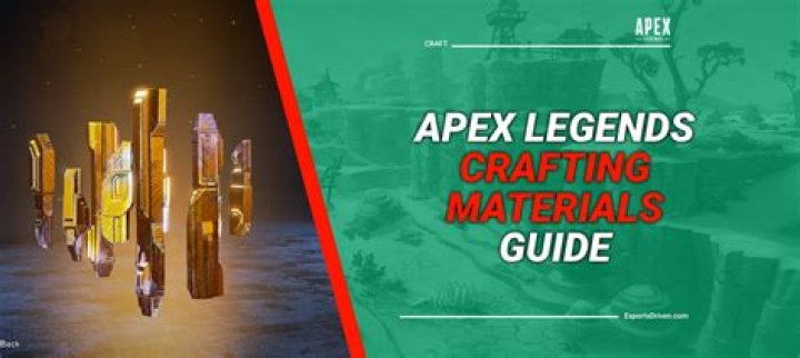 Can You Buy Crafting Materials In Apex Legends