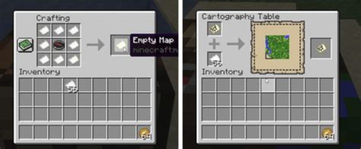 Can You Craft A Map In Minecraft