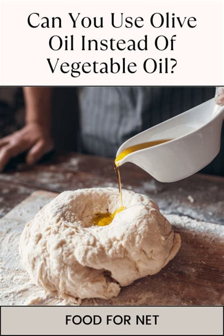 Can You Use Vegetable Oil Instead Of Olive Oil In The Oven