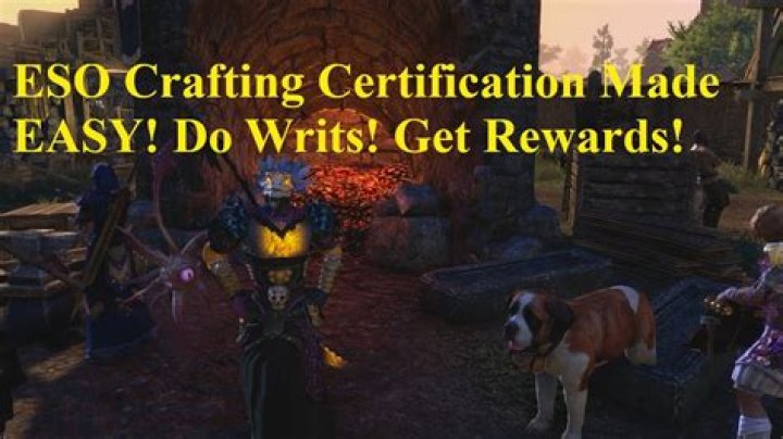 Question: Can't Get Crafting Certification Eso