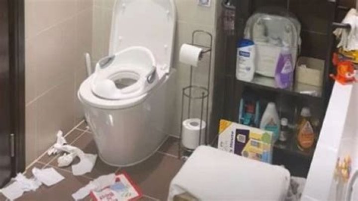 'Ugly' brown carpet, screwed-up loo roll & clutter - Inside celebs' messiest bathrooms