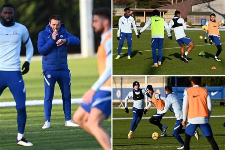 Chelsea coach Joe Edwards takes charge of training as shocked stars get ready for new boss Tuchel after Lampard sacked
