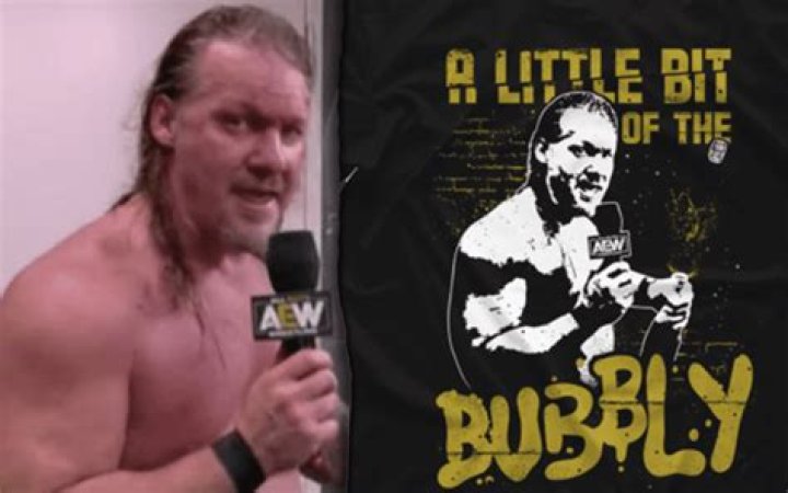 Chris Jericho Gets Official AEW ‘Little Bit Of The Bubbly’ T-Shirt