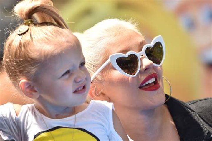 Christina Aguilera's daughter Summer, 8, looks so tall in mom's rare new photo- but fans are all asking the same thing