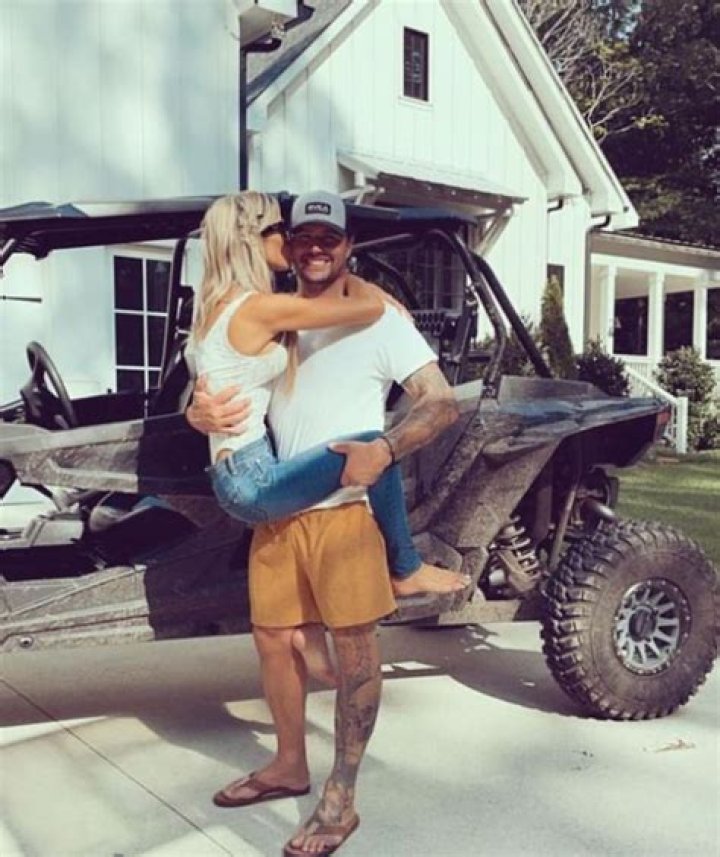 Christina Haack straddles boyfriend Joshua Hall after it's revealed he split from wife two months before dating star