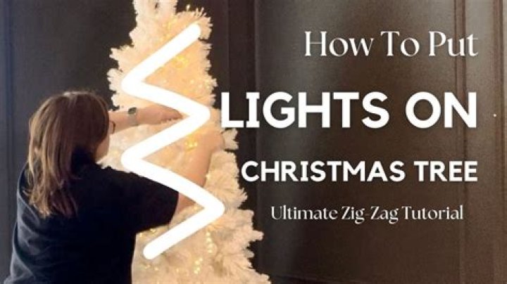 You’ve been putting your Christmas tree lights on wrong, mum's zig zag method is WAY easier but it's freaking people out