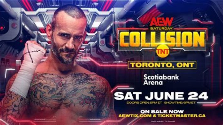 CM Punk Advertised for AEW’s June 24th Collision in Toronto