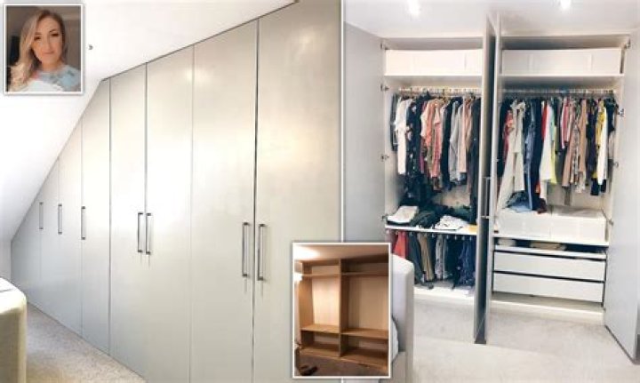 Couple save £23k by making their own fitted wardrobe for £500 with Ikea and B&Q bargains