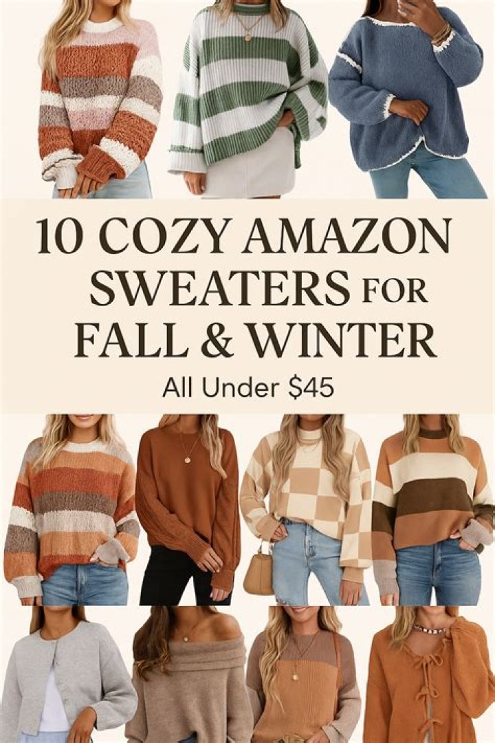 17 Cozy Amazon Sweaters Under $20