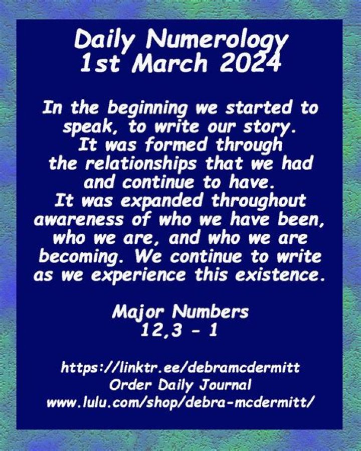 Daily numerology: What the numbers mean for you today Thursday March 11