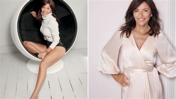 Davina McCall, 54, shows off her toned legs as she poses in black hot pants and white turtleneck