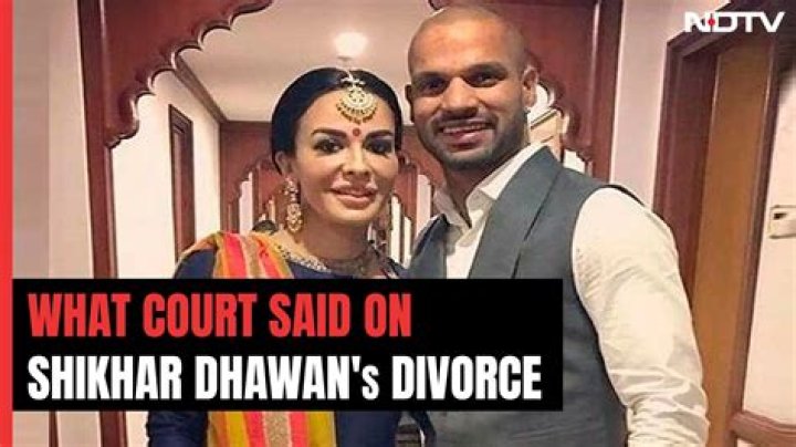 Delhi Court grants divorce to Shikhar Dhawan on grounds of cruelty by estranged wife Aesha Mukerji – India TV