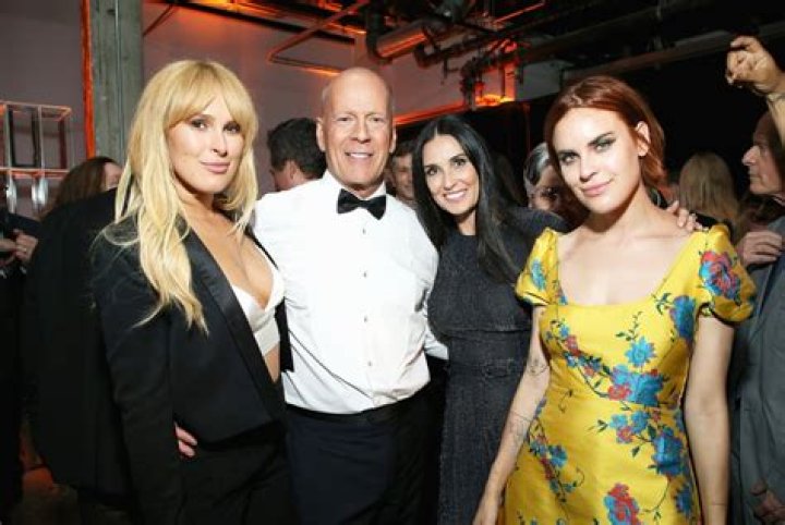 Demi Moore, Bruce Willis Pose for Rare Pic With Daughter Tallulah
