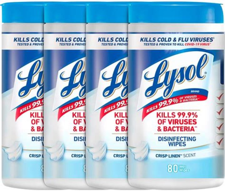 Disinfecting Wipes With Over 60% Alcohol at Amazon