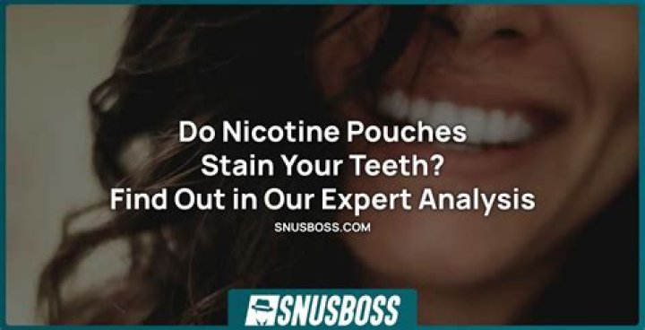 Do grinds pouches stain your teeth?