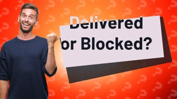 Do Texts Say Delivered If Blocked