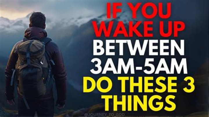 Do you wake up between the hours of 3 and 5am? The reason isn’t what you might think