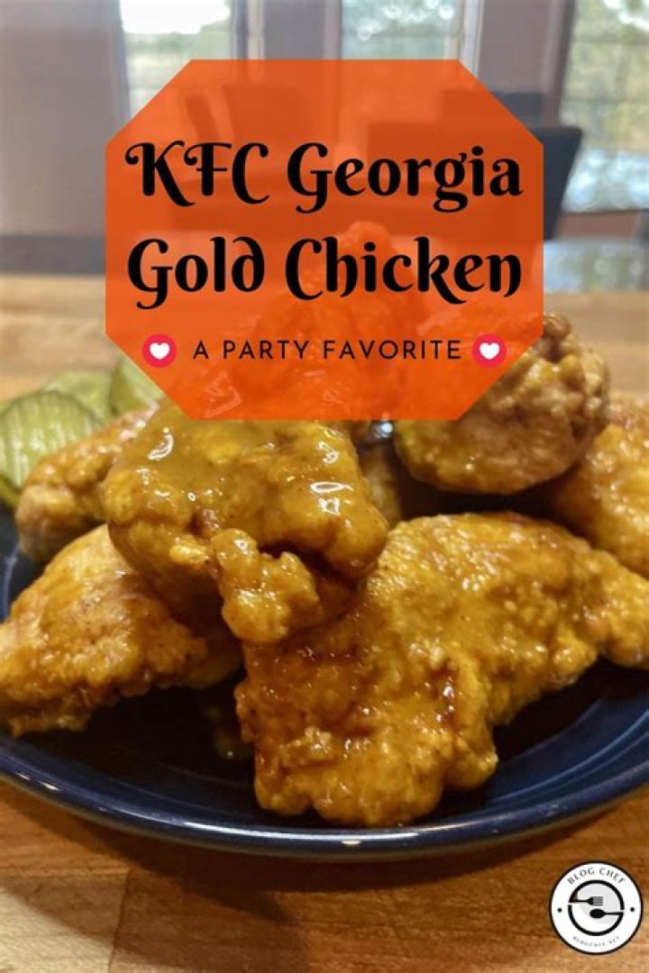 Does KFC still have Georgia Gold Chicken?