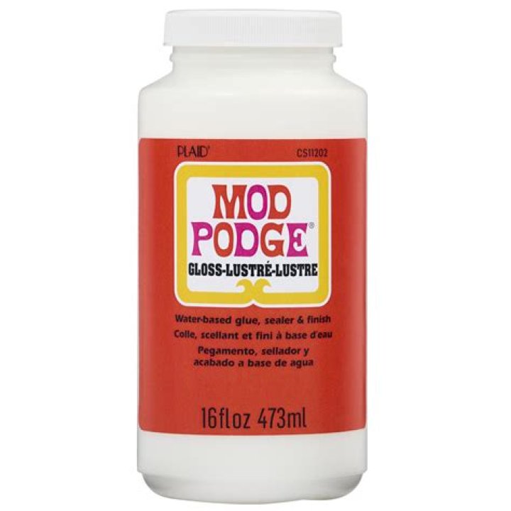 Does Mod Podge Dry Clear On Pictures