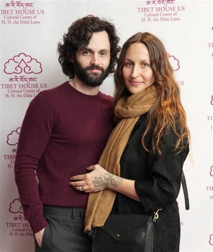 Domino Kirke Wed Penn Badgley in Boho, Mini Wedding Dress