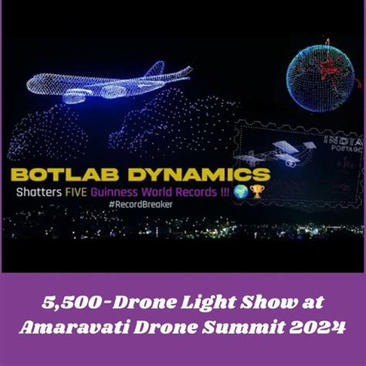 DFI and Botlab Dynamics organise drone light show at IIT Delhi